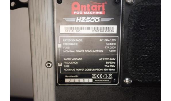 professionele hazer-/fog machine, ANTARI HZ 500, werking niet gekend, zonder kabels